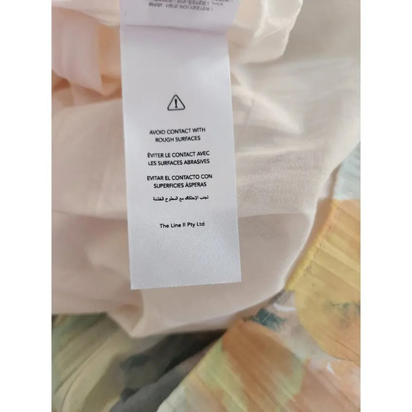 NWT Acler Hetherington Floral Maxi Tiered Dress Size US 12 Yellow #9K401 - Picture 15 of 15